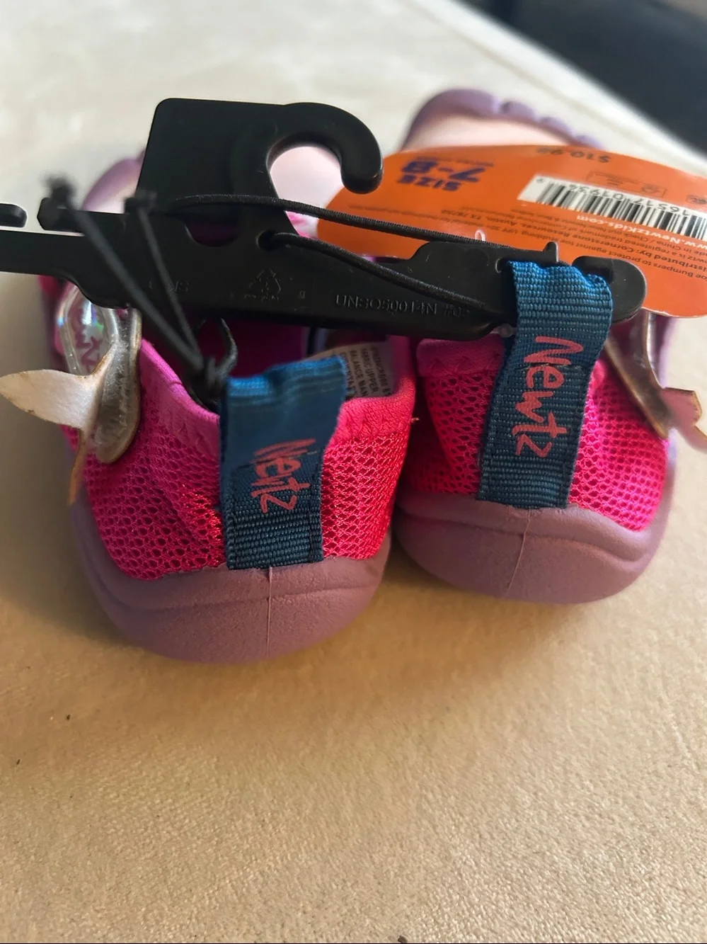 Kids' Pink & Purple Mermaid Water Shoes